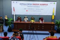 Pelaksanaan program pelatihan inovatif ‘Kepala Desa Masuk Kampus’. (Foto: Ist)