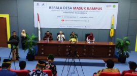 Pelaksanaan program pelatihan inovatif ‘Kepala Desa Masuk Kampus’. (Foto: Ist)