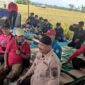 Bupati Kukar, Edi Damansyah saat menghadiri kegiatan panen padi organik di Desa Bangun Rejo, Tenggarong Seberang. (Foto: Ist)