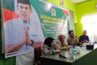 Anggota DPRD Kaltim, Rusman Ya’qub saat menggelar kegiatan Sosbang. (Foto: Ist)