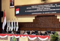 Suasana Rapat Paripurna ke-4 DPRD Kaltim. (Foto: Ist)