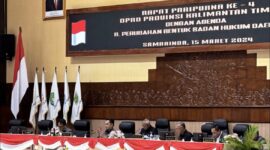 Suasana Rapat Paripurna ke-4 DPRD Kaltim. (Foto: Ist)