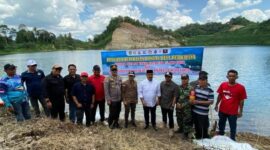 Danau Biru Puncak Desa Purwajaya. (Foto: Ist)