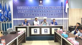 Konferensi Pers penjaringan pendaftaran Calon Kepala Daerah dan Wakil Kepala Daerah  oleh DPW PAN Kaltim. (Foto: Ist)