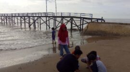 Pantai Biru Desa Kersik, Kukar. (Foto: Ist)