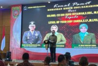 Wali Kota Samarinda, Andi Harun, pada acara Pisah Sambut Dandim 0901/SMD. (Foto: Ist)