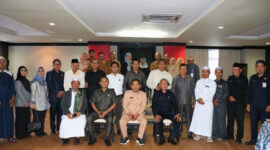 Foto bersama dalam acara Halal Bihalal DPRD Kaltim. (Foto: Ist)