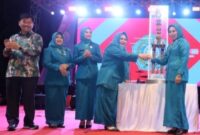 Sekda Kukar, Sunggono, saat menghadiri acara penutupan HKG TP PKK ke-52. (Foto: Ist)