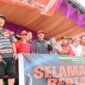 Bupati Kukar Edi Damansyah saat menghadiri kegiatan balap ketinting di Desa Embalut. (Foto: Ist)