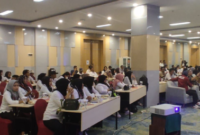 Pendataan calon peserta Pelatihan Kewirausahaan Keterampilan Kerja Bagi Rumah Tangga Miskin (RTM) Desa Bukit Raya. (Foto: Ist)