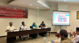 Foto bersama usai pemaparan lomba desa dan kelurahan tingkat kabupaten Kutai Kartanegara tahun 2024. (Foto: Ist)