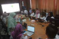 Suasana Bimbingan Teknis (Bimtek) mengenai Aplikasi Srikandi versi 3. (Foto: Ist)