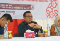 Kepala Dinas Pemberdayaan Masyarakat dan Desa (DPMD) Kutai Kartanegara Arianto membuka Rapat Koordinasi PKK Kukar Ke 52 di TTP Bangun Rejo Tenggarong Seberang pada Jumat (24/5). (Foto: Ist)