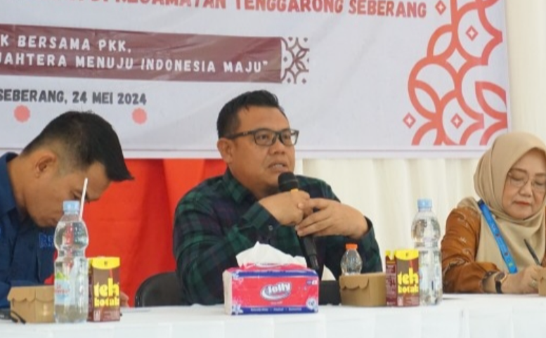 Kepala Dinas Pemberdayaan Masyarakat dan Desa (DPMD) Kutai Kartanegara Arianto membuka Rapat Koordinasi PKK Kukar Ke 52 di TTP Bangun Rejo Tenggarong Seberang pada Jumat (24/5). (Foto: Ist)