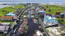 Desa Muara Enggelam, salah satu desa mandiri di Kukar. (Foto: Ist)