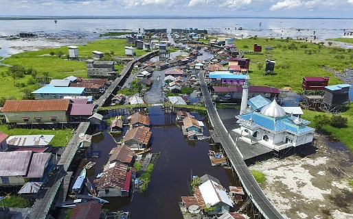 Desa Muara Enggelam, salah satu desa mandiri di Kukar. (Foto: Ist)