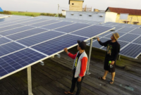 Ilustrasi PLTS Komunal di Kukar. (Foto: Ist)