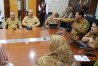 Pelepasan mahasiswa yang akan magang di sejumlah OPD Pemkab Kukar. (Foto: Ist)