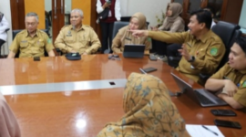 Pelepasan mahasiswa yang akan magang di sejumlah OPD Pemkab Kukar. (Foto: Ist)