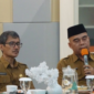 Suasana rapat bersama Pemkab Kukar dan Pemkot Samarinda Membahas Kerjasama Penyelenggaraan Pendidikan pada SDN 005 Muara Badak dan SDN 004 Filial Samarinda Utara. (Foto: Ist)