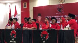 Suasana penyerahan surat rekomendasi calon kepala daerah PDIP Kaltim. (Foto: Ist)