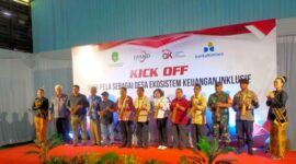 Kick Off Desa Pela Sebagai Ekosistem Keuangan Inklusif. (Foto: Ist)
