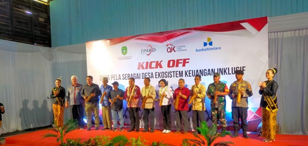 Kick Off Desa Pela Sebagai Ekosistem Keuangan Inklusif. (Foto: Ist)