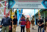 Desa Pela, Kecamatan Kota Bangun Kab. Kukar. (Foto: Ist)