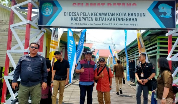 Desa Pela, Kecamatan Kota Bangun Kab. Kukar. (Foto: Ist)