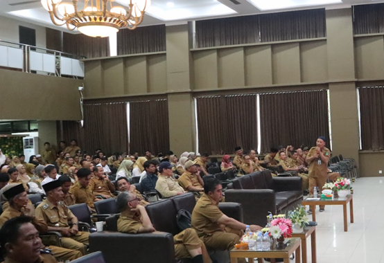 Pelatihan pengelolaan aset desa oleh DPMD Kukar. (Foto: Ist)