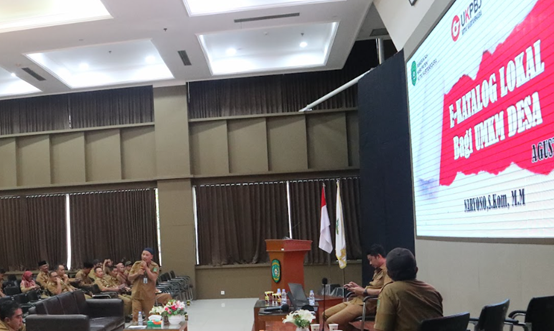 Sosialisasi E-Katalog Lokal oleh DPMD Kukar. (Foto: Ist)