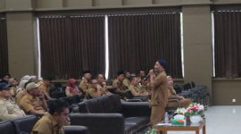 Sosialisasi Tata Kelola Aset Desa oleh DPMD Kukar bersama Inspektorat Daerah Kab. Kukar. (Foto: Ist)