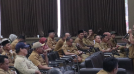 Sosialisasi Tata Kelola Aset Desa oleh DPMD Kukar bersama Inspektorat Daerah Kab. Kukar. (Foto: Ist)