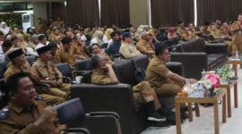 Sosialisasi Tata Kelola Aset Desa oleh DPMD Kukar bersama Inspektorat Daerah Kab. Kukar. (Foto: Ist)