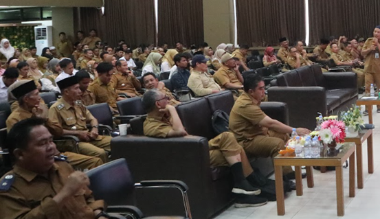 Sosialisasi Tata Kelola Aset Desa oleh DPMD Kukar bersama Inspektorat Daerah Kab. Kukar. (Foto: Ist)