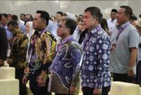 Ketua dan Wakil Ketua DPRD Kaltim Hadiri Debat Perdana Cagub dan Cawagub Kaltim 2024-2029. (Foto : Humas DPRD Kaltim)