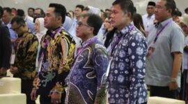 Ketua dan Wakil Ketua DPRD Kaltim Hadiri Debat Perdana Cagub dan Cawagub Kaltim 2024-2029. (Foto : Humas DPRD Kaltim)