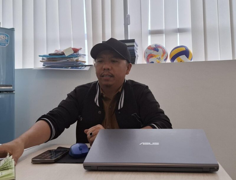 Kepala Bidang Peningkatan Prestasi Olahraga (PPO) Dispora Kaltim, Rasman. (Foto : RD)