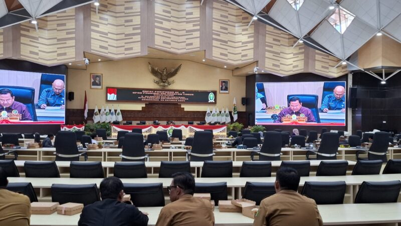 Rapat Paripurna ke-6 DPRD Kaltim. (Foto : RD)