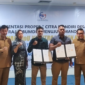 DPMD Kukar melakukan MoU dengan Bank Kaltimtara. (Foto: Ist)