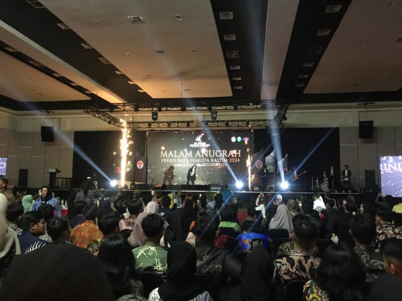 Malam Penganugrahan Pekan Raya Pemuda Kaltim 2024. (Foto : RD)