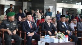 Anggota DPRD Kaltim, Andi Satya Adi Saputra hadiri upacaya peringatan Hari Kesehatan Nasional ke-60 tahun. (Foto : Humas Sekretariat DPRD Kaltim)