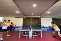 Atlet Cabang Olahraga Tenis Meja Kaltim . (Foto : Ist)