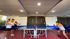 Atlet Cabang Olahraga Tenis Meja Kaltim . (Foto : Ist)