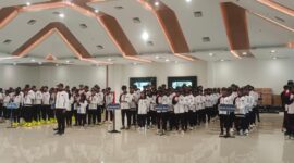 Pelepasan Cabor Kaltim menuju Pra Popnas 2024. (Foto : RD)