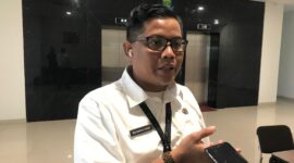 Sub Koordinator, Kepemimpinan, Kepeloporan dan Kemitraan Pemuda, Dispora Kaltim, Rusmulyadi. (Foto : RD)