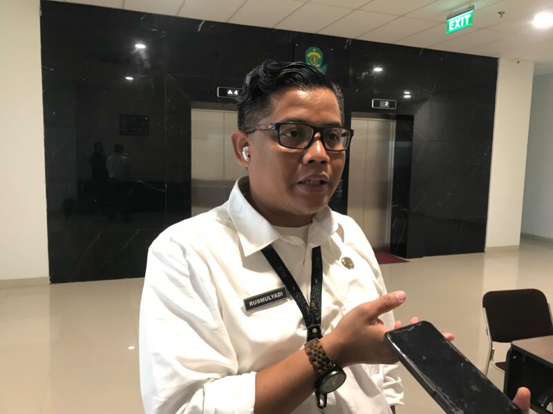 Sub Koordinator, Kepemimpinan, Kepeloporan dan Kemitraan Pemuda, Dispora Kaltim, Rusmulyadi. (Foto : RD)