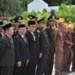 Anggota DPRD Kaltim, Setyo Pramono mewakili pimpinan DPRD Kaltim hadir pada upacara Hari Pahlawan ke -79. (Foto : Humas DPRD Kaltim)