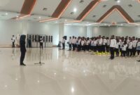 Pelepasan Kontingen Kaltim menuju Pra Popnas zona IV menuju Kendari. (Foto : RD)