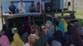 Anggota DPRD Kaltim, Syarifatul Sya’diah saat menggelar reses di beberapa titik di Kabupaten Berau. (Foto: Ist)